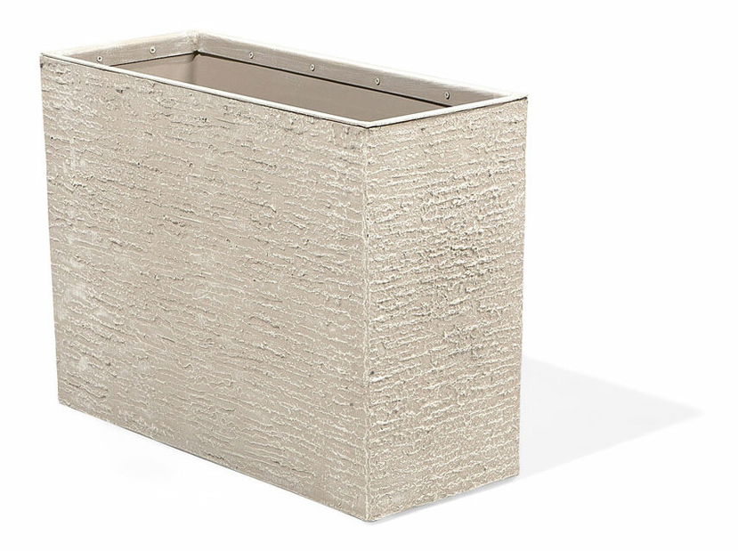 Set 3 ks. květináčů EDEXA (kámen) (béžová)