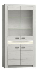 Vitrína Inneas 03 (jasan bílý)