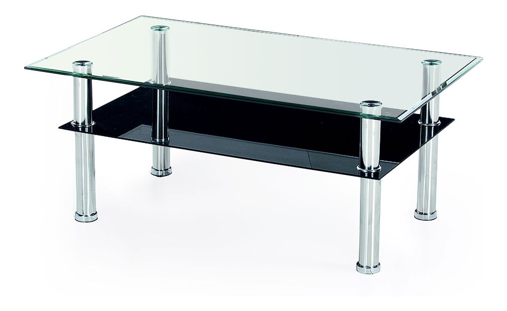 Konferenční stolek Yolennda (obdélník) (černá)