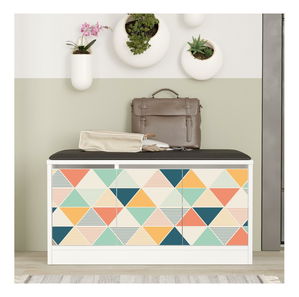 Skříňka na boty Miridi (bílá) *bazar