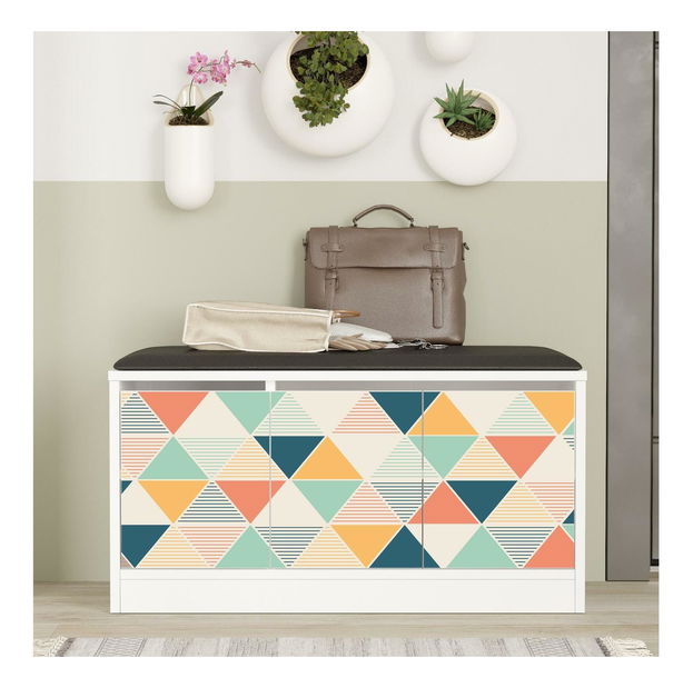 Skříňka na boty Miridi (bílá) *bazar