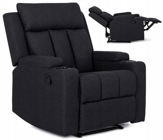 Polohovací křeslo Komeito 2 (černá)