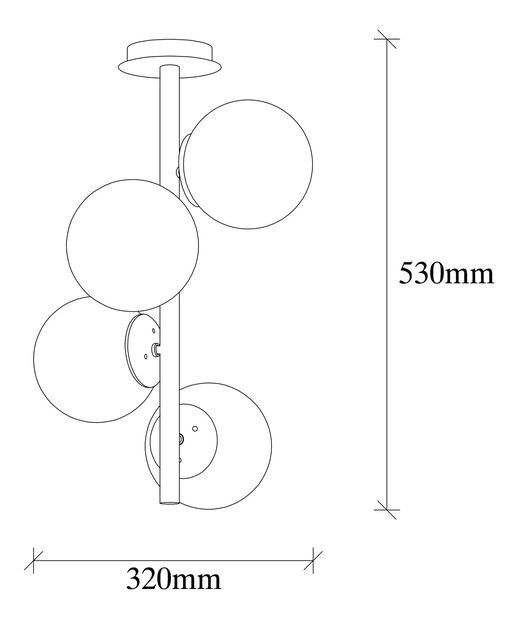 Stropní svítidlo Fandy 138