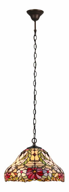 Závěsné svítidlo Mirella 8086 (bronzová + vícebarevné)