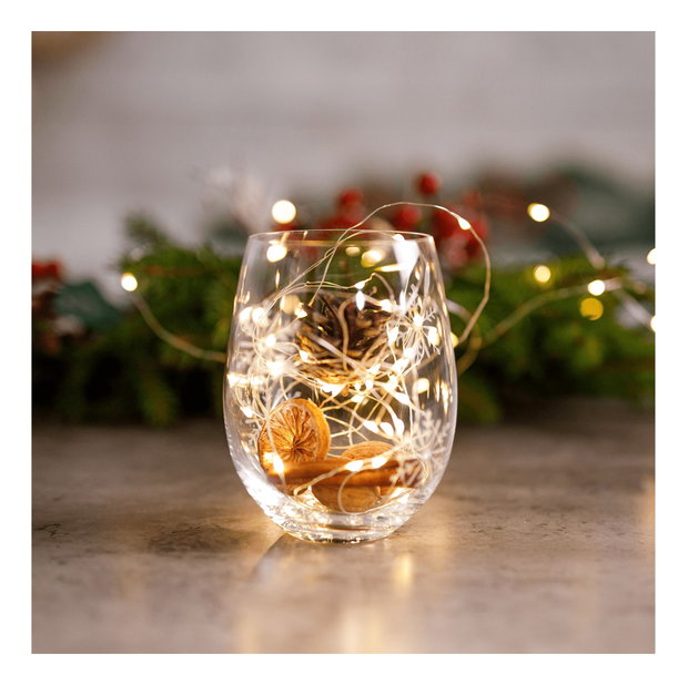 Set 4 ks sklenic na střik s krystaly 530ml Snouflek 