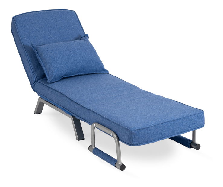 Rozkládací křeslo Bancarias (modrá)