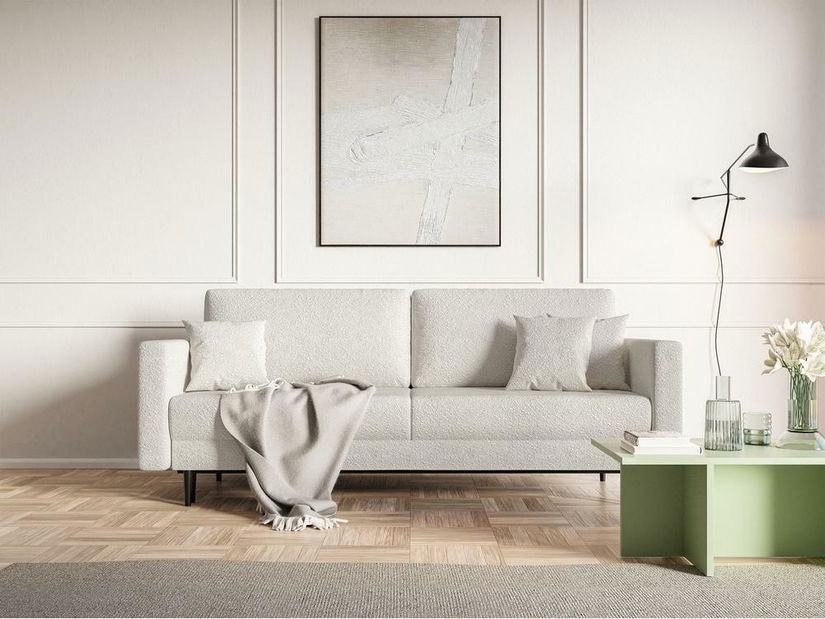 Pohovka trojsedačka Vallera (krémová + černá)