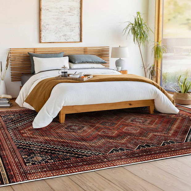 Koberec 140 x 220 cm Kecke 56 (tmavě červená)