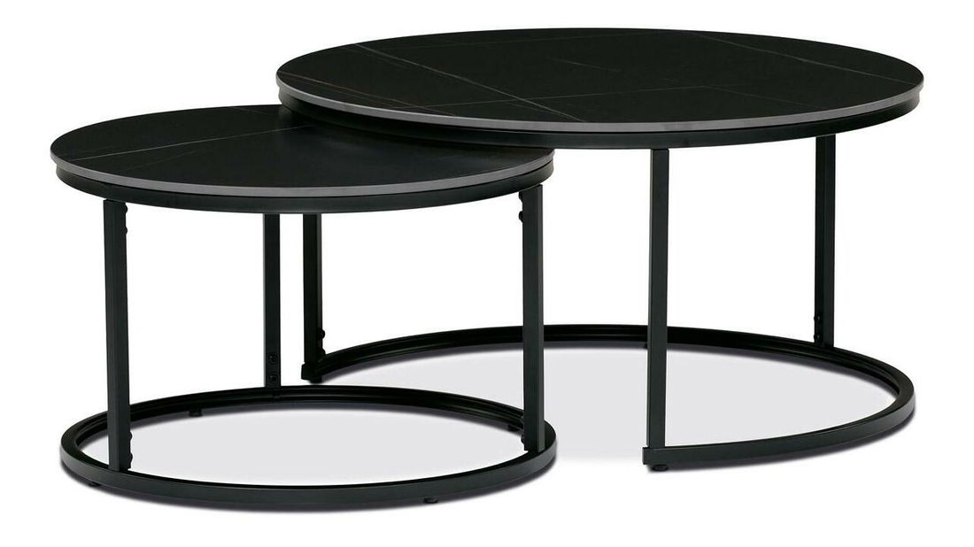 Set 2 konferenčních stolků Azufre (černá)