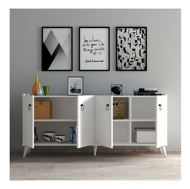 Skříňka Lesetu 1 (bílá)