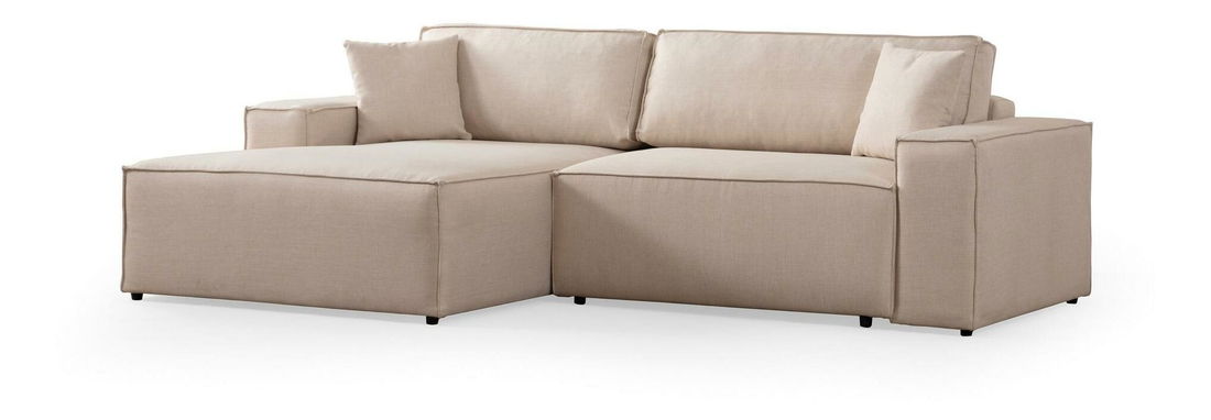 Rohová sedačka Pirlofenzza (s úl. prostorem) (L) (ecru)