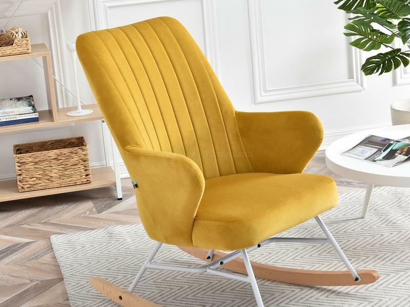 Křeslo Florida (žlutá + buk bílý)