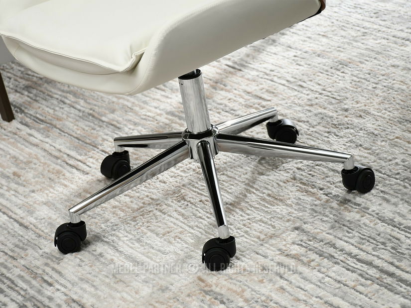 Kancelářské křeslo Leoss (krémová)