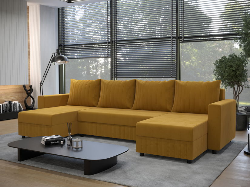 Rohová sedací souprava U Peak U Bis (burgundy)