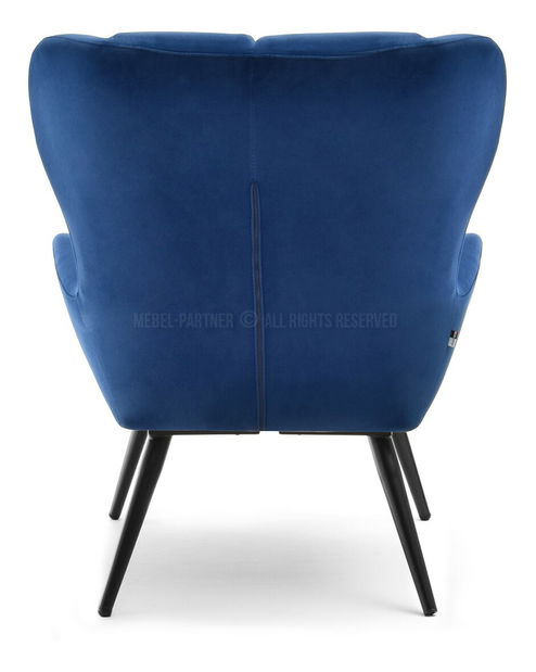 Křeslo Kikino (námořnická + černá)