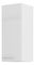 Horní kuchyňská skříňka Lavera 30 G 72 1F (bílá + lesk bílý)