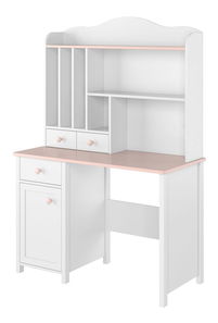 PC stolek Londria LN3 (bílá + růžová)