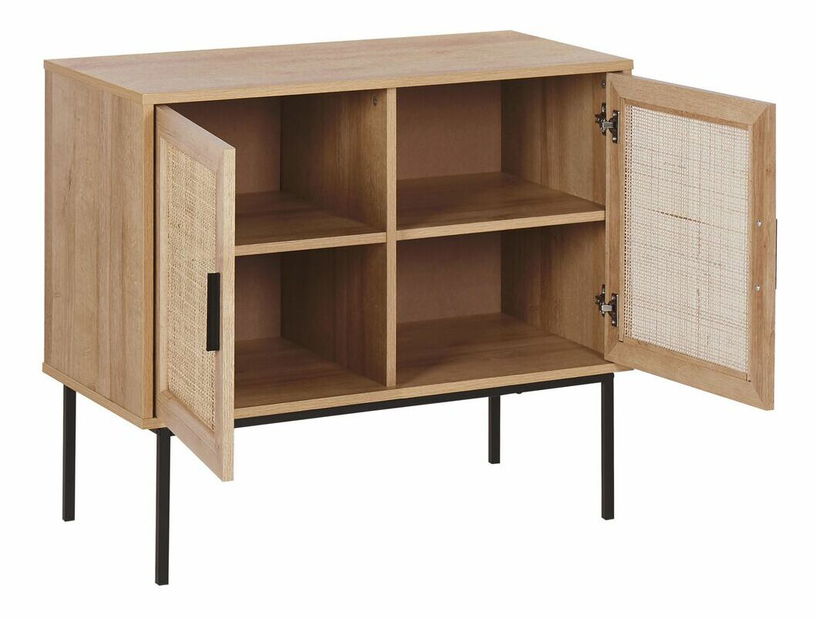 Skříňka Pasko (světlý ratan)