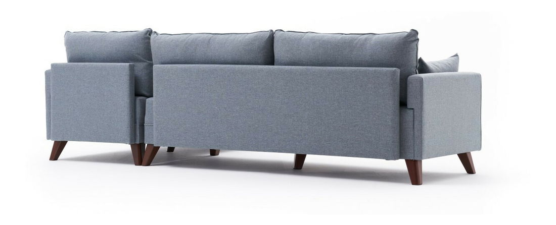 Rozkládací pohovka Bellina 1 (modrá) (P)