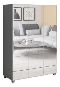 Šatní skříň Belinda Typ 19 (šedá) *bazar