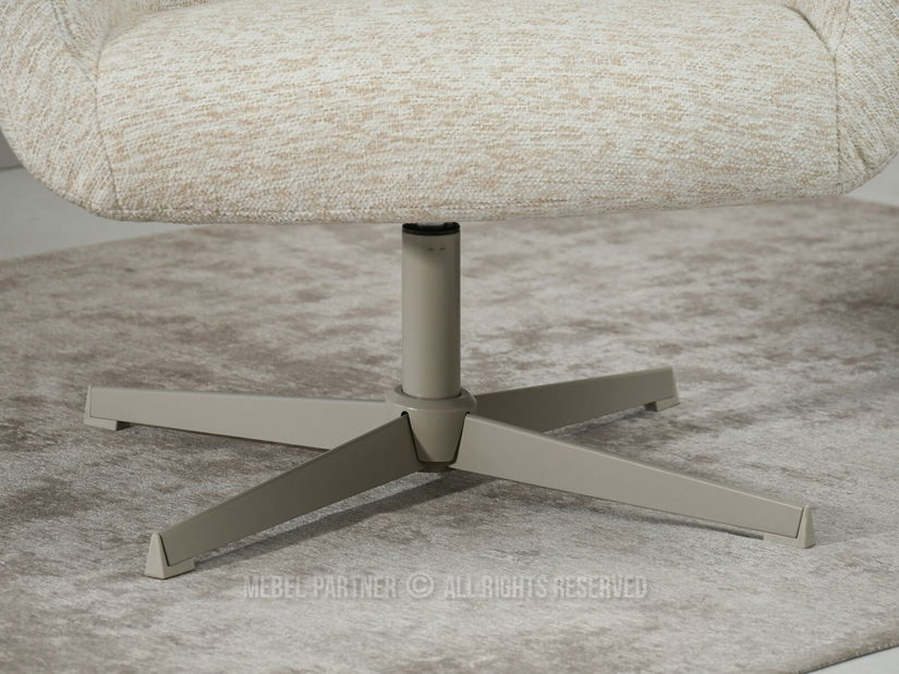 Křeslo Irma (krémová + béžová)