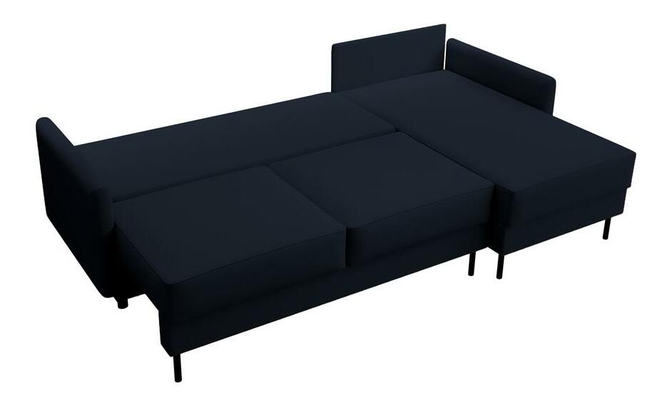 Rohová sedací souprava Toblera L (modrá)