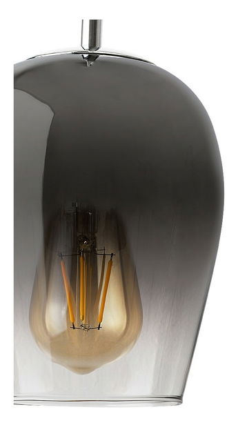 Závěsné svítidlo Halite 5253 (chromová + dymové sklo)