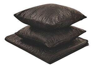 Sada přehozu na postel a 2 polštářů 140 x 210 cm Rockdale (hnědá)