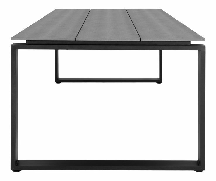 Zahradní stůl Dormeria (šedá + černá)