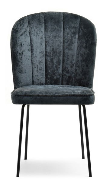 Jídelní židle Obrar (grafitová + zlatá)