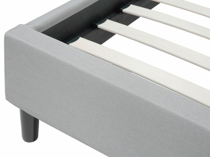 Manželská postel 140 cm SANTORI (s roštem) (šedá)