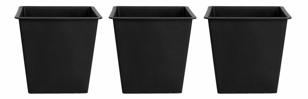 Vložka do květináče se zavlažovacím systémem LILIFLORA 34 cm (plast) (černá)