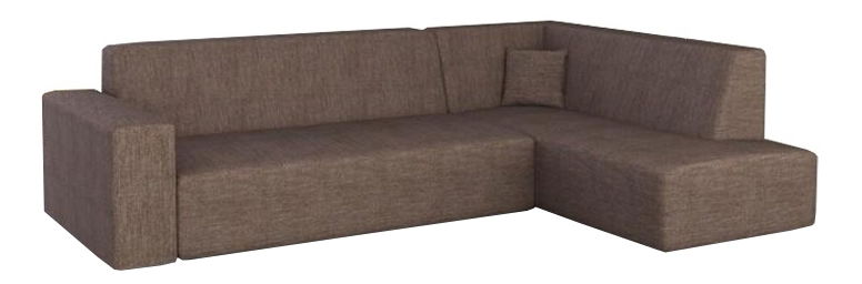 Rohová sedací souprava Colli hnědá (P)
