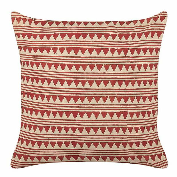 Sada 2 ozdobných polštářů 45 x 45 cm Degla (červená)