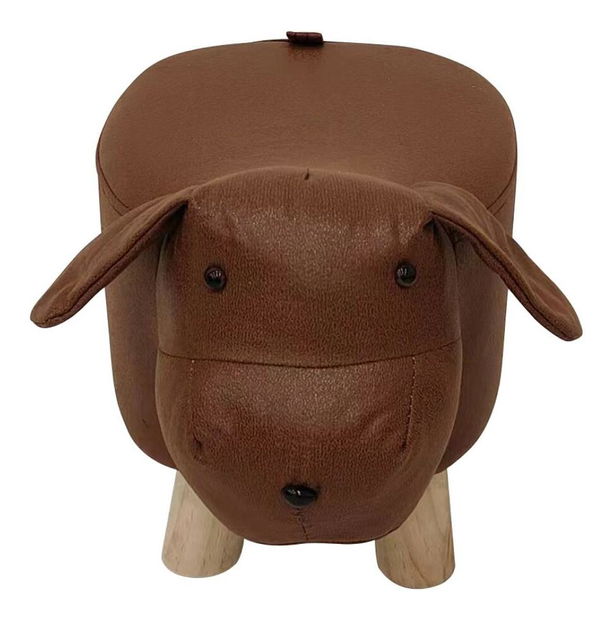 Taburetka Tamili (hnědá + přírodní)