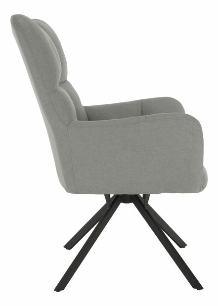 Dizajnové křeslo Komand (šedá)