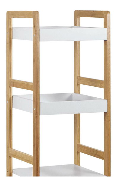 Regál Desear 2 (bambus + bílá matná)