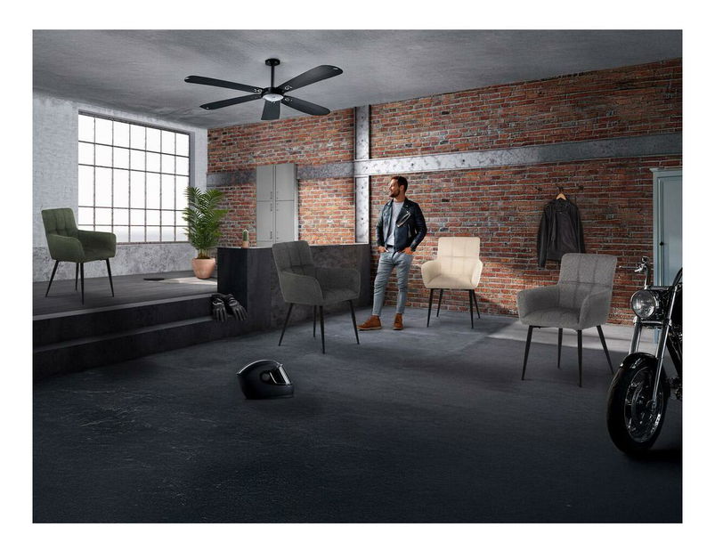 Jídelní židle Dedicada (tmavě šedá)