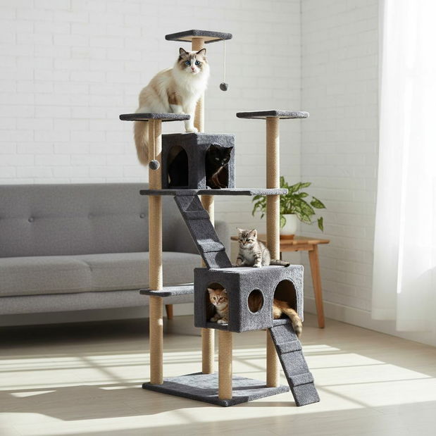 Škrabadlo pro kočky Sina (zelená)