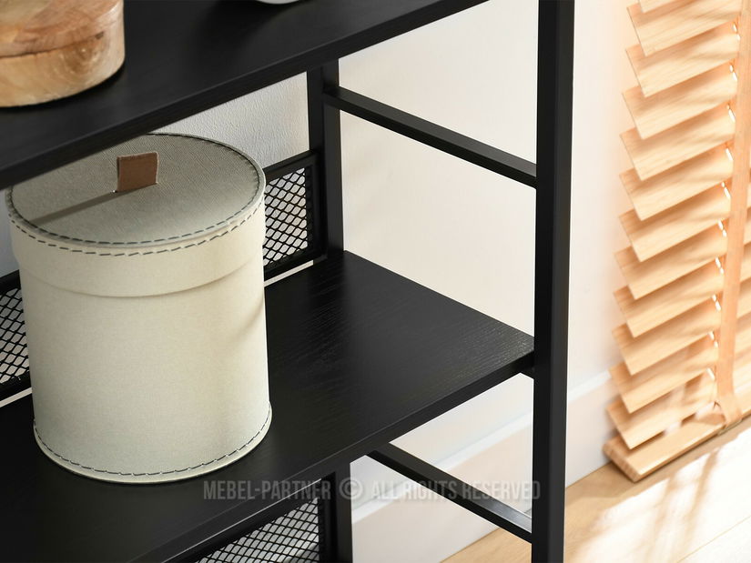 Regál Discutible (černá)