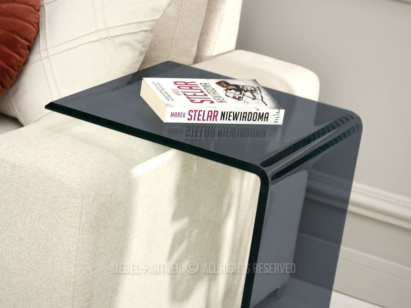 Konferenční stolek Preferimos (kouřové sklo)