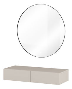 Závěsný toaletní stolek se zrcadlem Juka (kašmír)