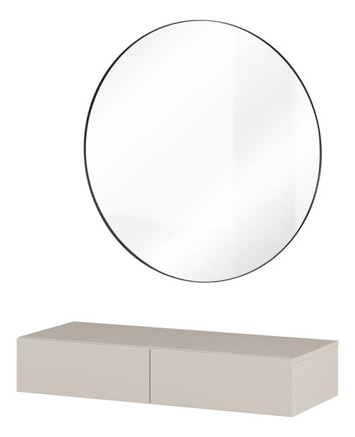 Závěsný toaletní stolek se zrcadlem Juka (kašmír)