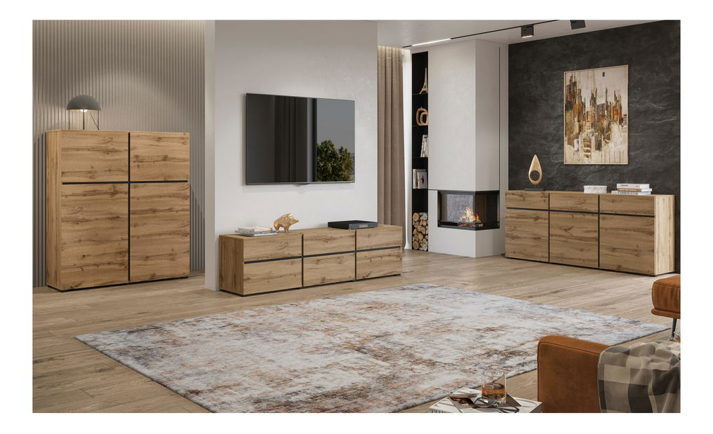 Obývací pokoj Crossroad 1 (dub wotan)