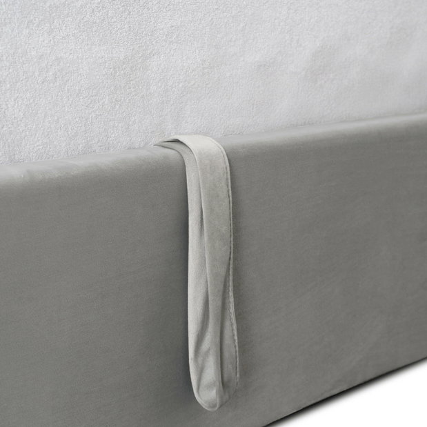 Manželská postel 160 cm Marsel 160 (krémová) (s roštem) (s úl. prostorem)