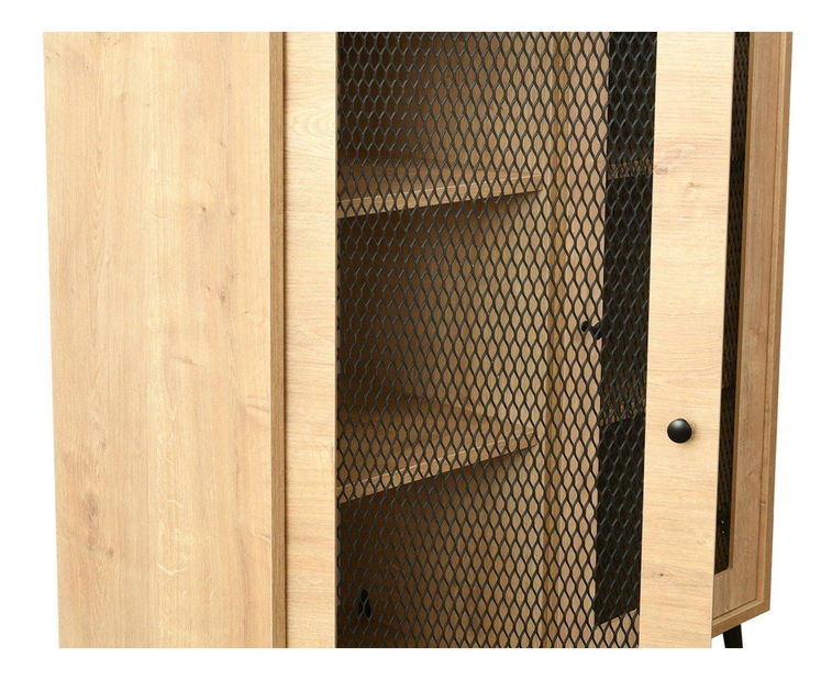 Skříňka Masilu 1 (dub + černá)