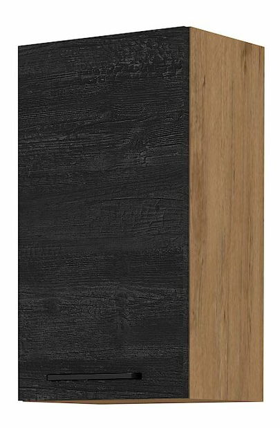 Horní kuchyňská skříňka Virion 40 G 72 1F (dub lancelot + tmavé dřevo)
