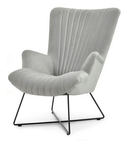 Relaxační křeslo Nuttshell (šedá + černá)