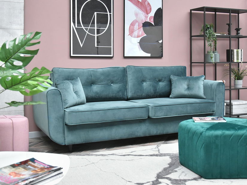 Pohovka dvousedačka Bacteria (černá)