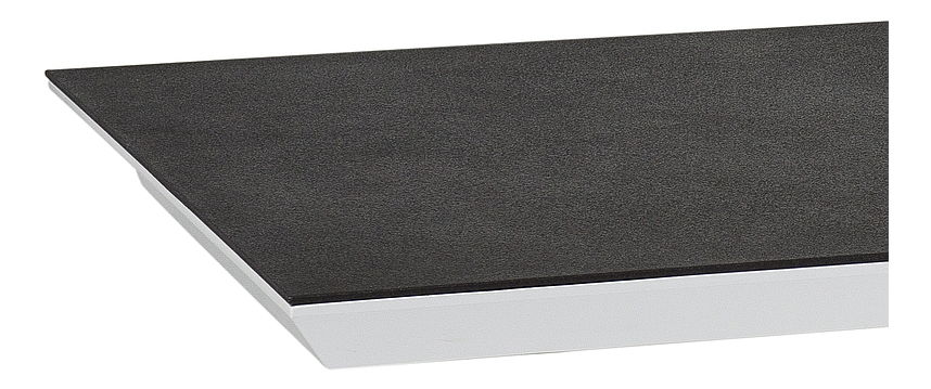 Rozkládací jídelní stůl 120-180 cm Allegra (černá + bílá) (pro 4 až 8 osob)